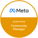 certified community manager meta badge